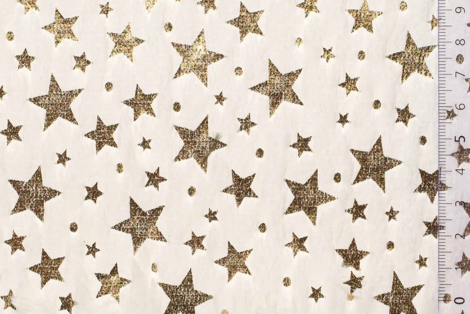 10GOUASTG000WHIxxxPOL[FURRY GOLD STAR](WHITE)F